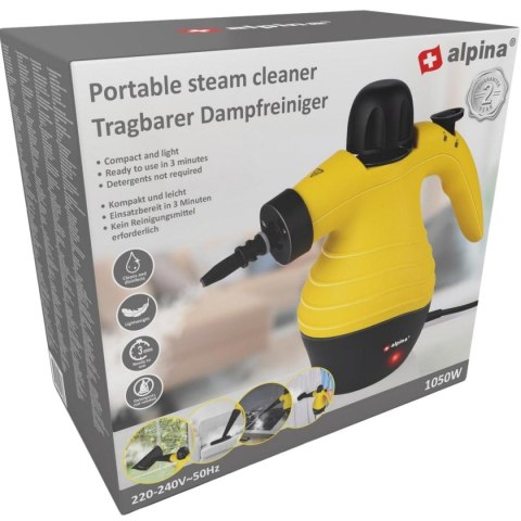 RĘCZNY ODKURZACZ MYJKA PAROWA ALPINA 900-1050W RĘCZNY ODKURZACZ MYJKA PAROWA ALPINA 900-1050W