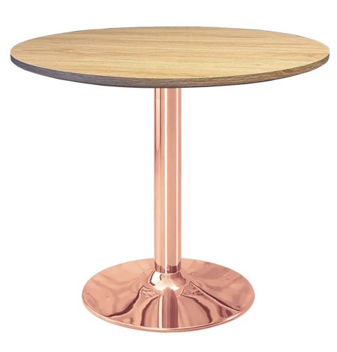 Stół okrągły VICTORY LIGHT WOOD 70 cm COPPER Stół okrągły VICTORY LIGHT WOOD 70 cm COPPER