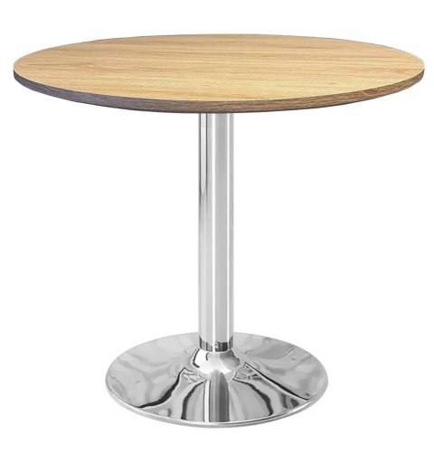 Stół okrągły VICTORY LIGHT WOOD 70 cm SILVER Stół okrągły VICTORY LIGHT WOOD 70 cm SILVER