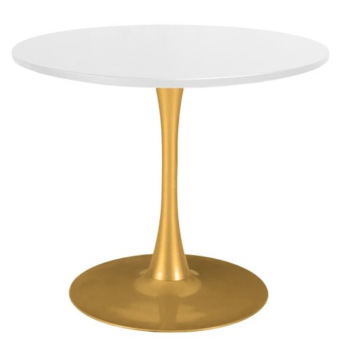 Stół okrągły VICTORY WHITE 70 cm GOLD Stół okrągły VICTORY WHITE 70 cm GOLD