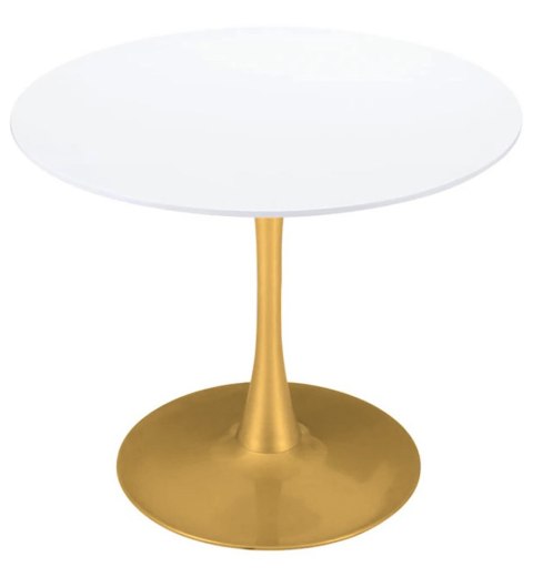 Stół okrągły VICTORY WHITE 70 cm GOLD Stół okrągły VICTORY WHITE 70 cm GOLD