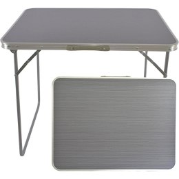STOLIK TURYSTYCZNY SKŁADANY KEMPINGOWY 80X60X70CM SZARY