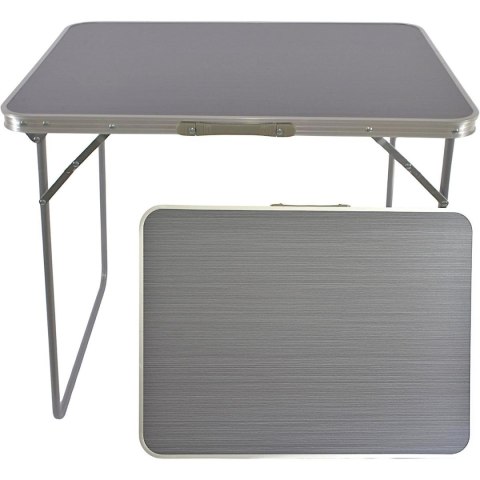 STOLIK TURYSTYCZNY SKŁADANY KEMPINGOWY 80X60X70CM SZARY