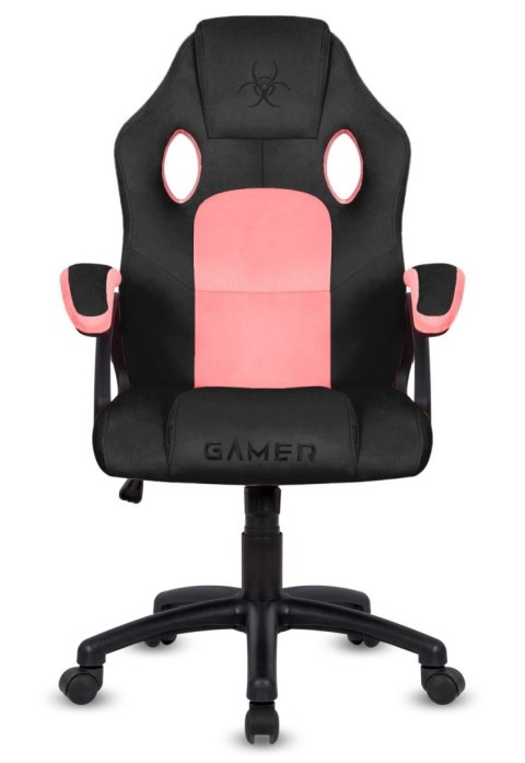 Fotel obrotowy do biurka CARRERA M ALCANTARA BLACK + PINK Fotel obrotowy do biurka CARRERA M ALCANTARA BLACK + PINK