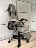 Fotel obrotowy do biurka CARRERA M ALCANTARA GREY NEW
