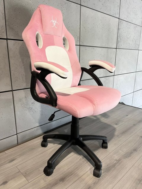 Fotel obrotowy do biurka CARRERA M ALCANTARA PINK FROST Fotel obrotowy do biurka CARRERA M ALCANTARA PINK FROST
