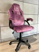 Fotel obrotowy do biurka CARRERA M ALCANTARA PURPLE