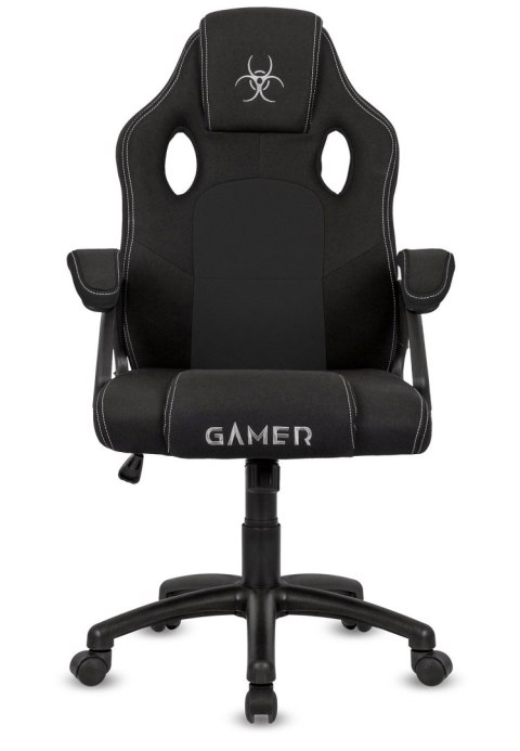 Fotel obrotowy do biurka CARRERA M BLACK FABRIC Fotel obrotowy do biurka CARRERA M BLACK FABRIC
