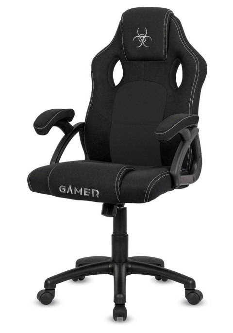 Fotel obrotowy do biurka CARRERA M BLACK FABRIC Fotel obrotowy do biurka CARRERA M BLACK FABRIC