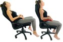 Fotel obrotowy do biurka CARRERA M BLACK FABRIC