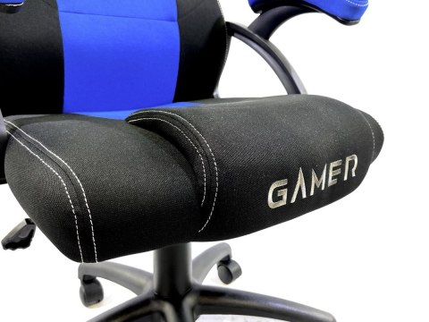 Fotel obrotowy do biurka CARRERA M BLUE FABRIC Fotel obrotowy do biurka CARRERA M BLUE FABRIC