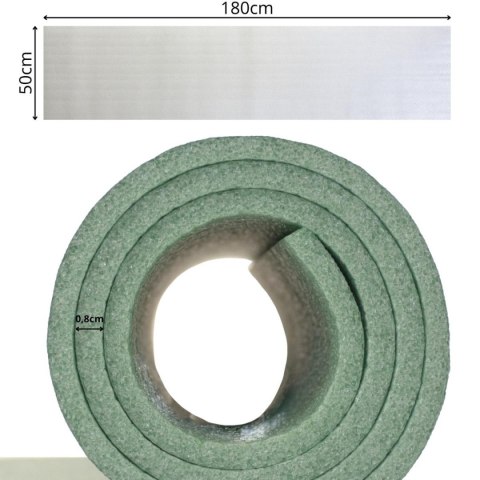 KARIMATA TURYSTYCZNA Z P.E ALU 1800x500x8MM ENERO CAMP KARIMATA TURYSTYCZNA Z P.E ALU 1800x500x8MM ENERO CAMP
