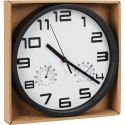 ZEGAR ŚCIENNY 25CM Z TERMOMETREM BIAŁY