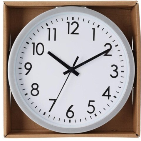 ZEGAR ŚCIENNY PP 20CM BIAŁY ZEGAR ŚCIENNY PP 20CM BIAŁY