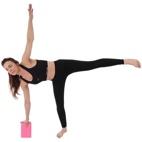 BLOK KOSTKA DO ĆWICZEŃ JOGA PILATES FITNESS CZARNA ENERO FIT BLOK KOSTKA DO ĆWICZEŃ JOGA PILATES FITNESS CZARNA ENERO FIT