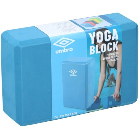 BLOK KOSTKA DO ĆWICZEŃ JOGA PILATES FITNESS UMBRO NIEBIESKI BLOK KOSTKA DO ĆWICZEŃ JOGA PILATES FITNESS UMBRO NIEBIESKI
