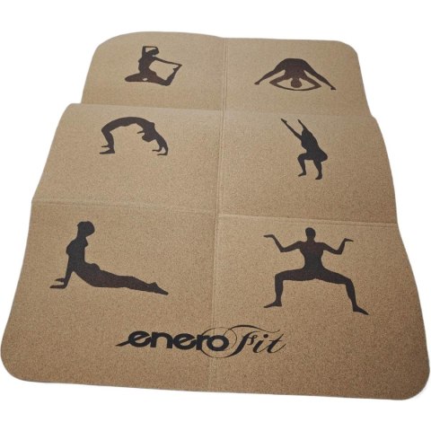 KORKOWA MATA DO JOGI SKŁADANA 183x61x0.4CM ENERO FIT KORKOWA MATA DO JOGI SKŁADANA 183x61x0.4CM ENERO FIT