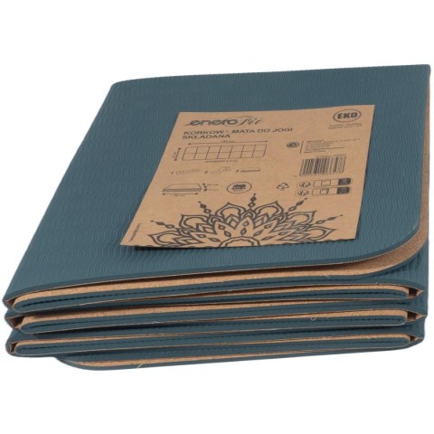 KORKOWA MATA DO JOGI SKŁADANA 183x61x0.4CM ENERO FIT KORKOWA MATA DO JOGI SKŁADANA 183x61x0.4CM ENERO FIT