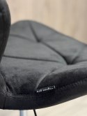 Krzesło obrotowe VASTO OFFICE VELVET BLACK GOLD