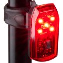 LAMPKA ROWEROWA NA TYŁ 5 LED DUNLOP K-MARK