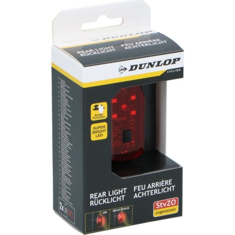 LAMPKA ROWEROWA NA TYŁ 5 LED DUNLOP K-MARK LAMPKA ROWEROWA NA TYŁ 5 LED DUNLOP K-MARK