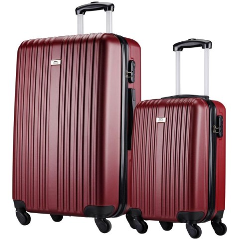ZESTAW 2 WALIZEK 18 i 26 CALE SLAZENGER RED WINE ZESTAW 2 WALIZEK 18 i 26 CALE SLAZENGER RED WINE