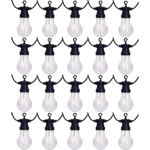 GIRLANDA OGRODOWA PARTY LIGHT 20LED A60 TIMER MOŻLIWOŚĆ ŁĄCZENIA GIRLANDA OGRODOWA PARTY LIGHT 20LED A60 TIMER MOŻLIWOŚĆ ŁĄCZENIA