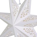 DEKORACJA PAPIEROWA GWIAZDA 45CM 7 RAMION BIAŁA