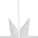 DEKORACJA PAPIEROWA GWIAZDA 45CM 7 RAMION BIAŁA