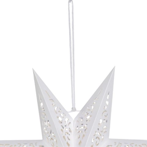 DEKORACJA PAPIEROWA GWIAZDA 45CM 7 RAMION BIAŁA DEKORACJA PAPIEROWA GWIAZDA 45CM 7 RAMION BIAŁA