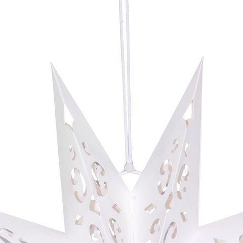 DEKORACJA PAPIEROWA GWIAZDA 45CM 9 RAMION BIAŁA DEKORACJA PAPIEROWA GWIAZDA 45CM 9 RAMION BIAŁA