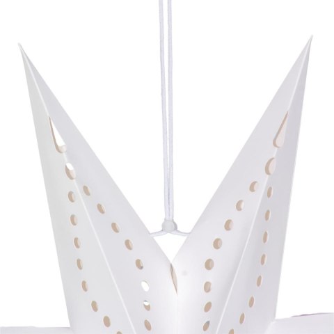 DEKORACJA PAPIEROWA GWIAZDA 50CM 7 RAMION BIAŁA DEKORACJA PAPIEROWA GWIAZDA 50CM 7 RAMION BIAŁA