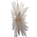 GWIAZDA DEKORACYJNA PAPIEROWA 3D 50CM BIAŁA