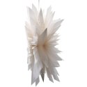GWIAZDA DEKORACYJNA PAPIEROWA 3D 50CM BIAŁA