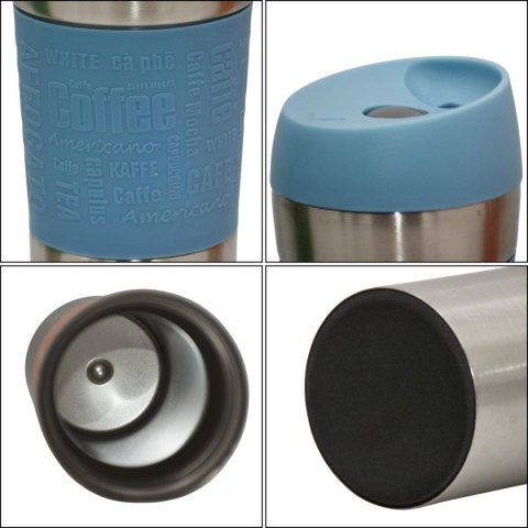 KUBEK TERMICZNY TURYSTYCZNY EXCELLENT HOUSEWARE 350L NIEBIESKI