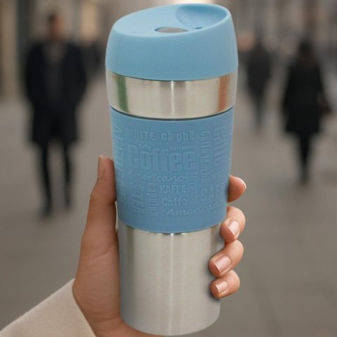 KUBEK TERMICZNY TURYSTYCZNY EXCELLENT HOUSEWARE 350L NIEBIESKI