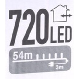 LAMPKI CHOINKOWE ŁAŃCUCH ŚWIETLNY 720 LED CIEPŁY BIAŁY