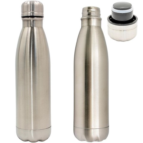 BUTELKA TERMICZNA TURYSTYCZNA STALOWA INOX 500ML