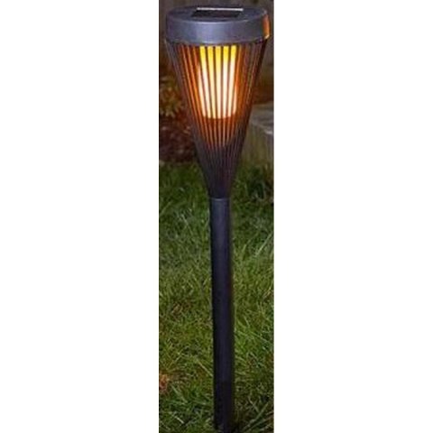 LAMPA POCHODNIA SOLARNA 2W1 EFEKT PŁOMIENIA 12 LED