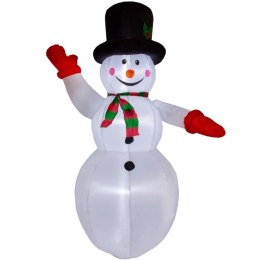 BAŁWAN DMUCHANY SAMOPOMPUJĄCY 200CM LED LUCA