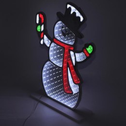 DEKORACJA LUSTRZANA Z DIODAMI LED EFEKT INFINITY MIRROR BAŁWAN