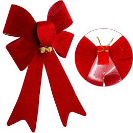 KOKARDA DEKORACYJNA 45CM Z DZWONKAMI