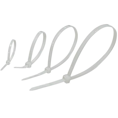 OPASKI ZACISKOWE DO KABLI RAPSY 200SZT 4 ROZMIARY BALCK+DECKER