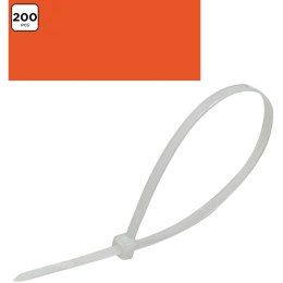 OPASKI ZACISKOWE DO KABLI RAPSY 200SZT 4 ROZMIARY BALCK+DECKER