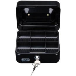 KASETKA METALOWA NA PIENIĄDZE DOKUMENTY 15x8x11,8 CM BLACK + DECKER