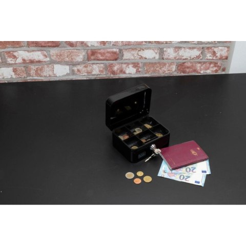 KASETKA METALOWA NA PIENIĄDZE DOKUMENTY 15x8x11,8 CM BLACK + DECKER