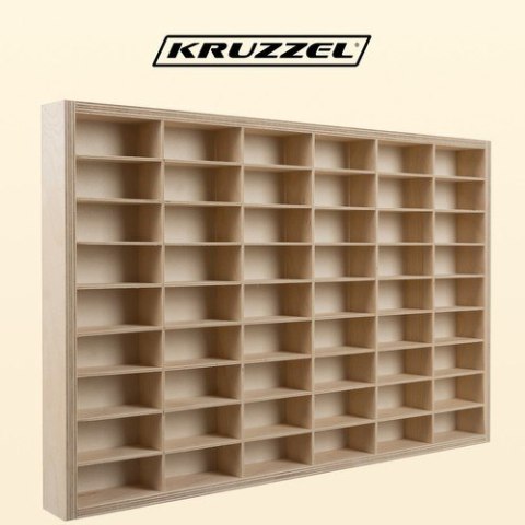 Półka drewniana na auta/resoraki KRUZZEL 21998 Półka drewniana na auta/resoraki KRUZZEL 21998