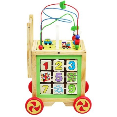 Pchacz drewniany- Kostka edukacyjna 22606 Pchacz drewniany- Kostka edukacyjna 22606