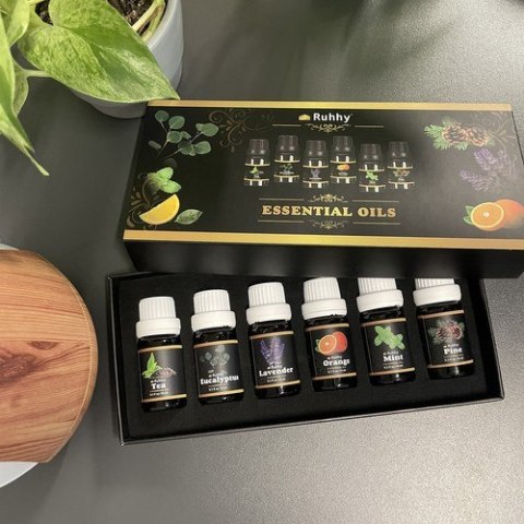 Olejek eteryczny- zestaw 6szt. 10ml Ruhhy 21939 Olejek eteryczny- zestaw 6szt. 10ml Ruhhy 21939