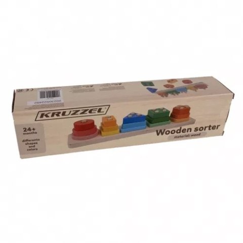 Sorter- układanka drewniana Kruzzel 22492 Sorter- układanka drewniana Kruzzel 22492